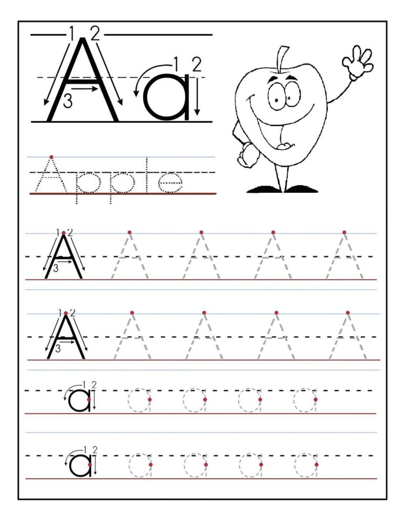 Printable Letters To Trace For Preschool