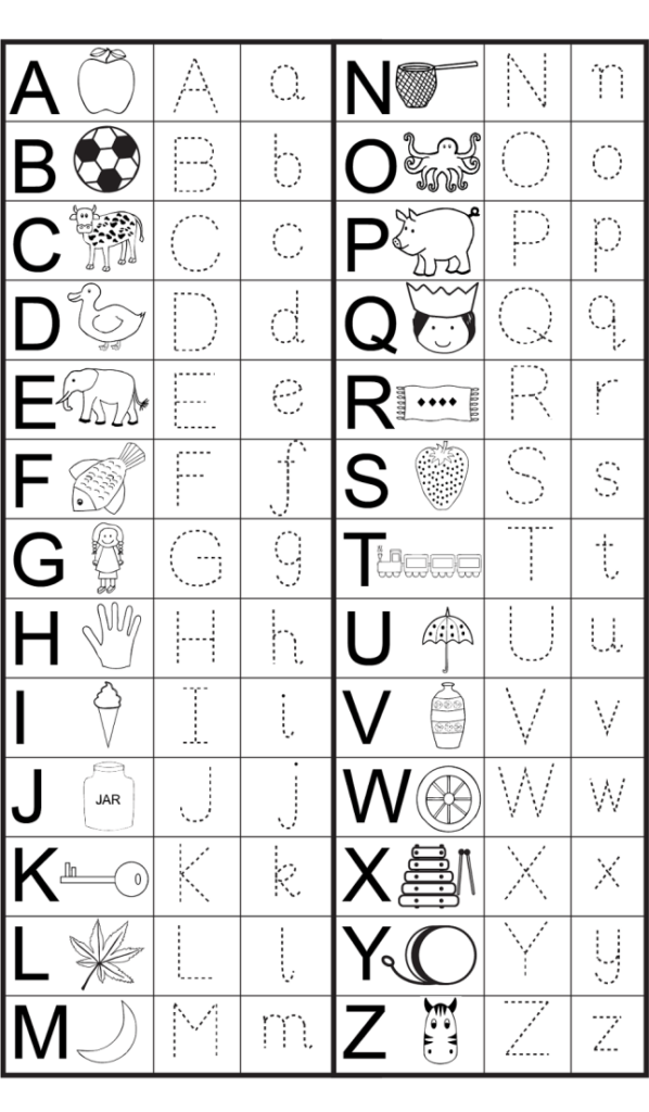 Abc Uppercase And Lowercase Worksheets