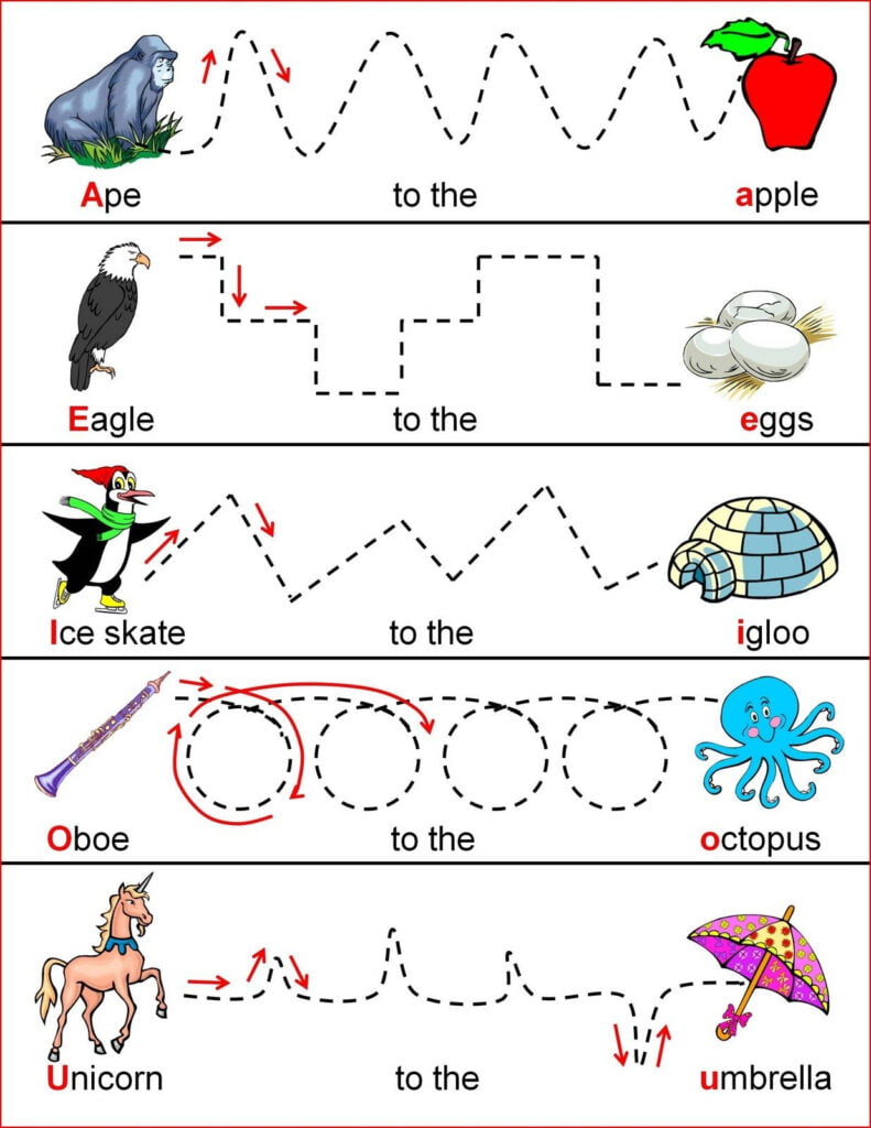 Worksheet For 2 Year Olds