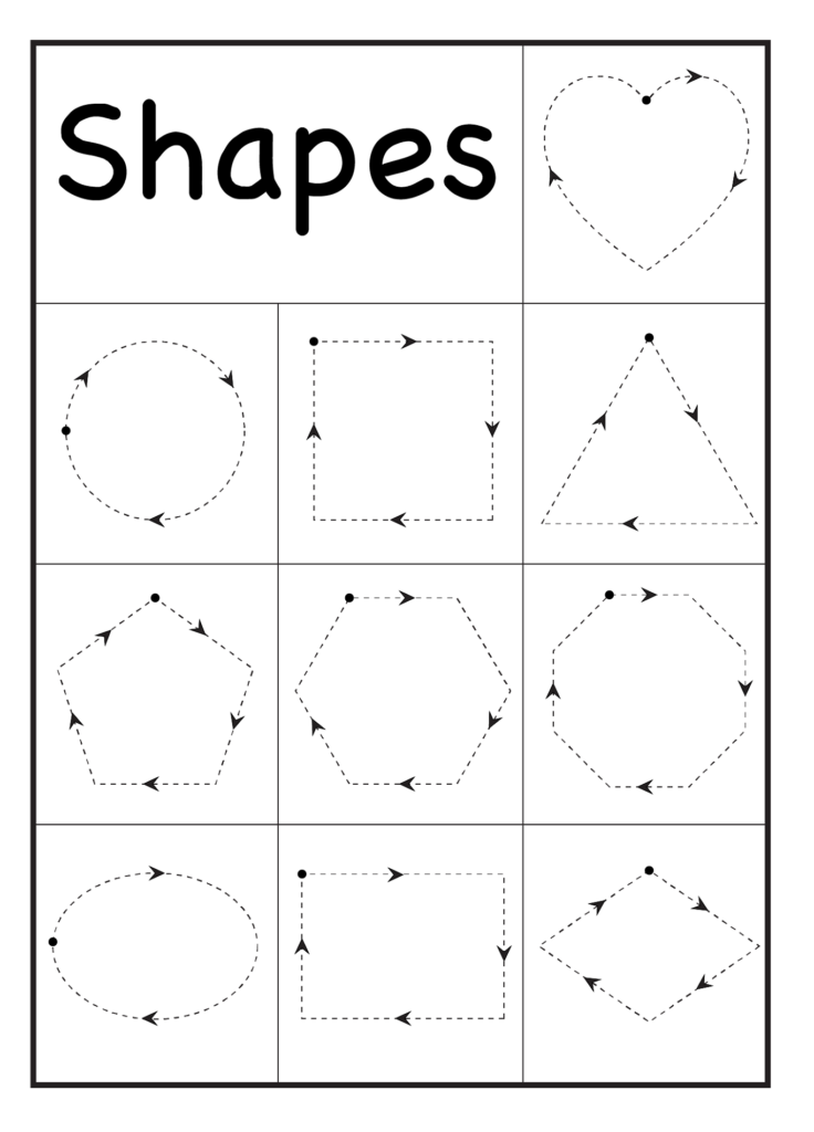 Printable Worksheets For 3 Year Olds