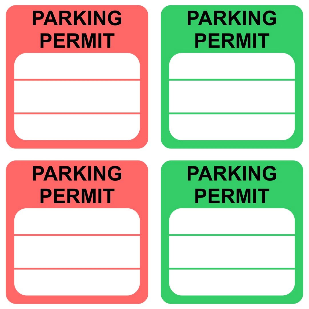 10 Best Free Printable Parking Permit Template Printablee