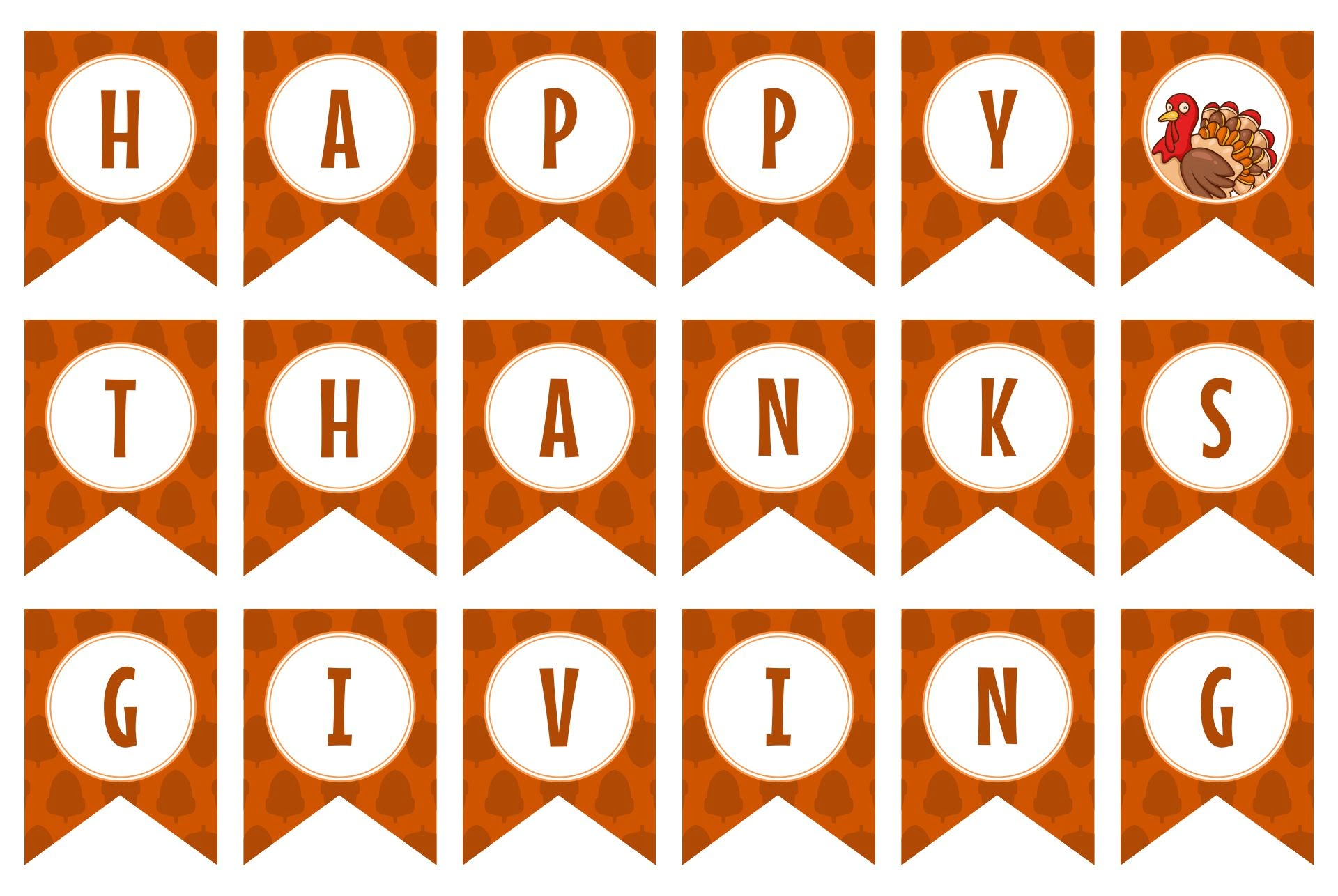 10 Best Happy Thanksgiving Banner Printable Free Printablee