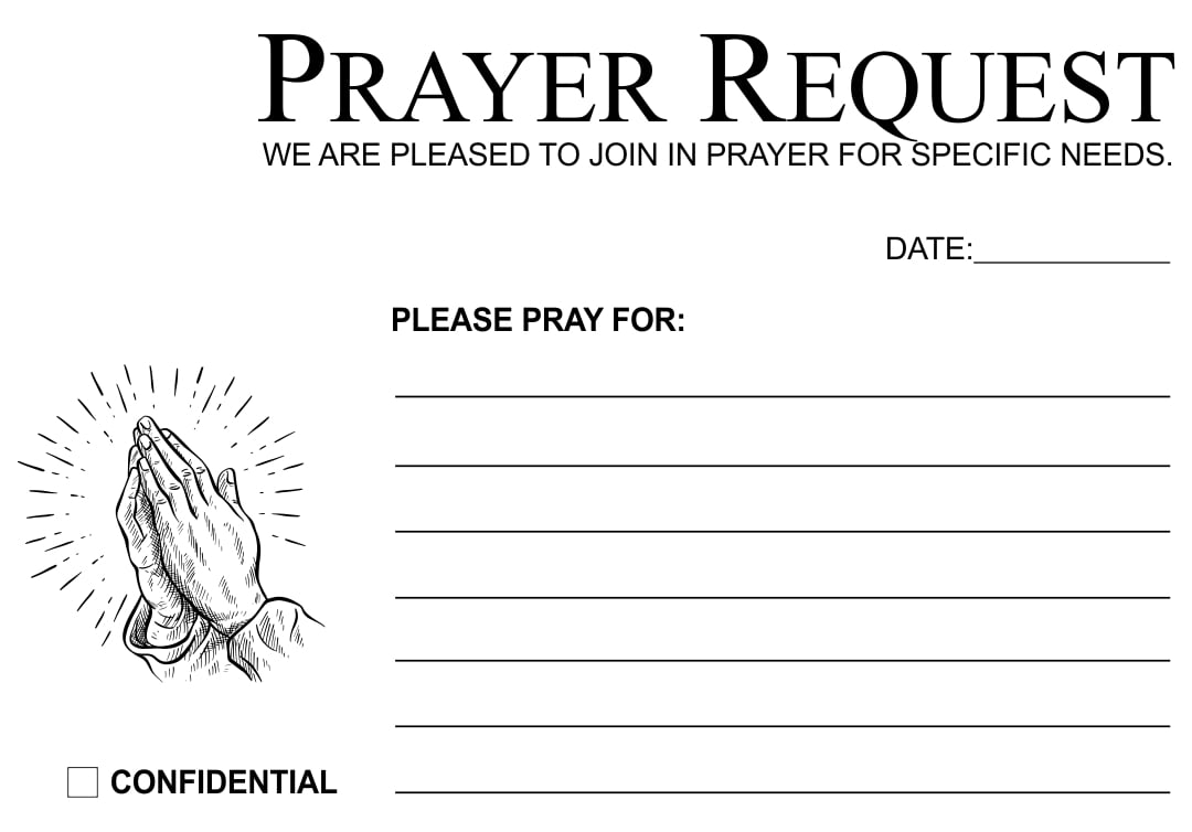 10 Best Printable Prayer Sheets Free Templates Printablee