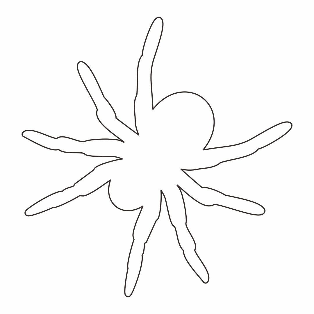 Cute Spider Template Printable