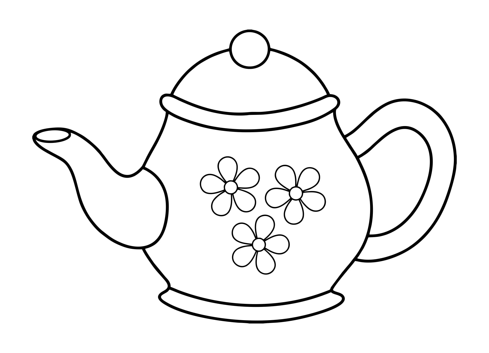 Free Teapot Template Printable