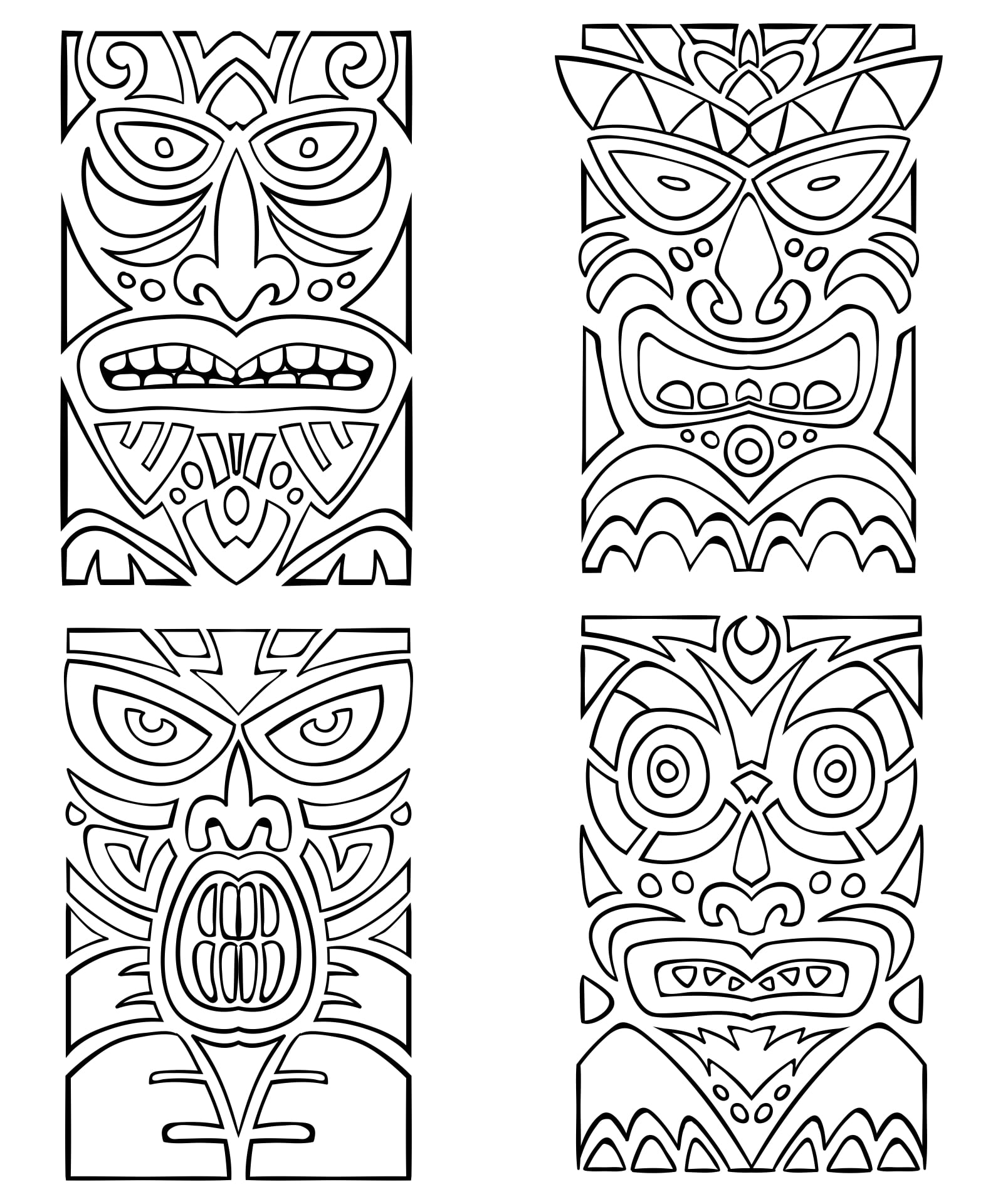 10 Best Printable Totem Pole Templates Printablee