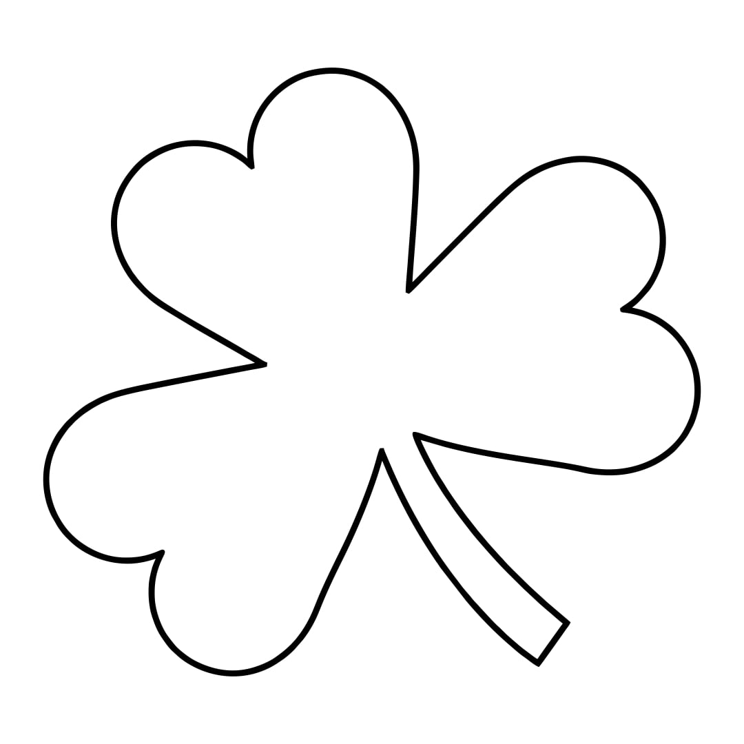 Free Printable Clover Template