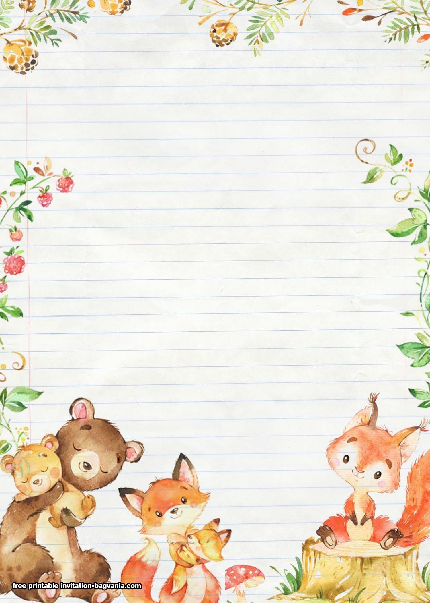 Free Printable Woodland Animal Templates