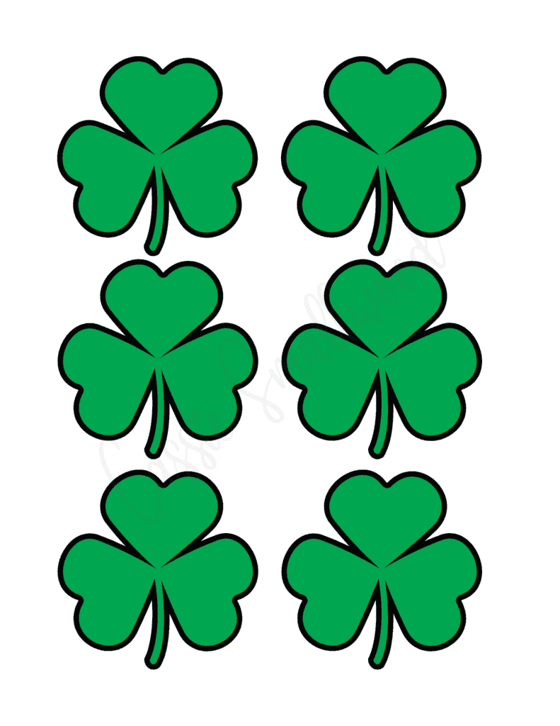 12 Unique Shamrock Templates Free Printable Cassie Smallwood