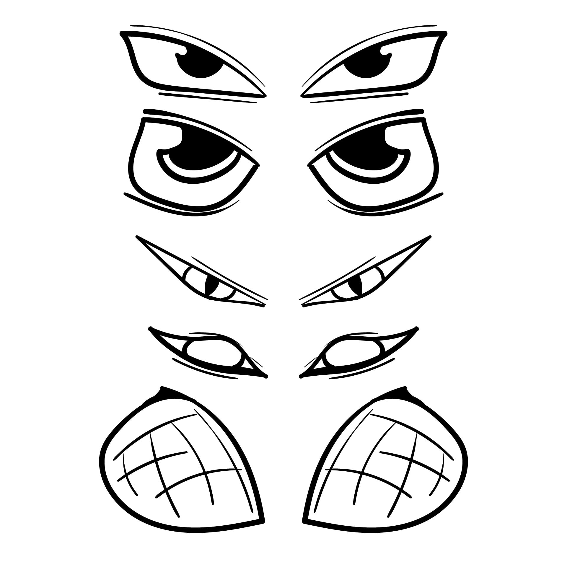 Printable Spooky Eye Templates