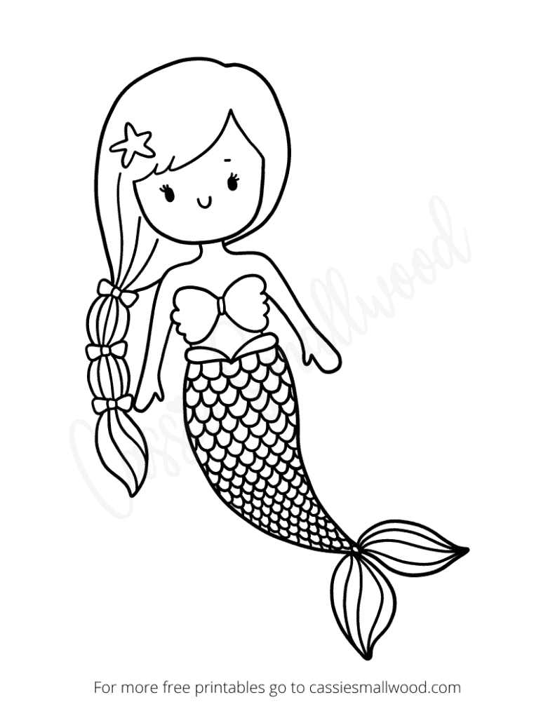 17 Cute Mermaid Templates Cassie Smallwood