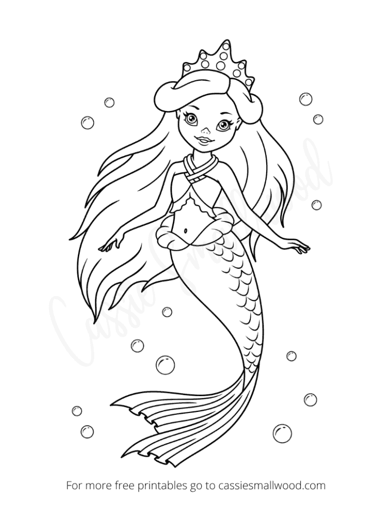 17 Cute Mermaid Templates Cassie Smallwood