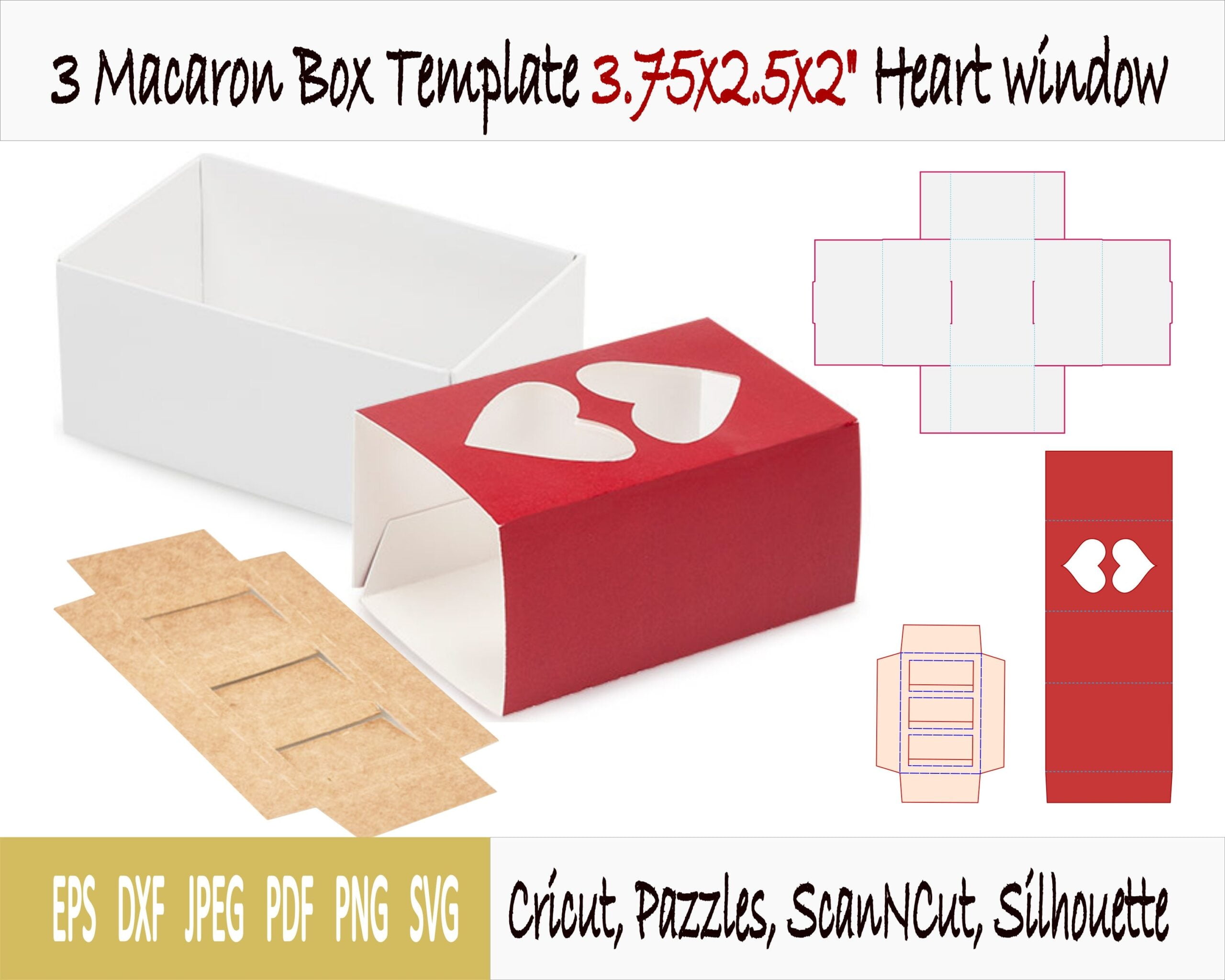 Printable Macaron Box