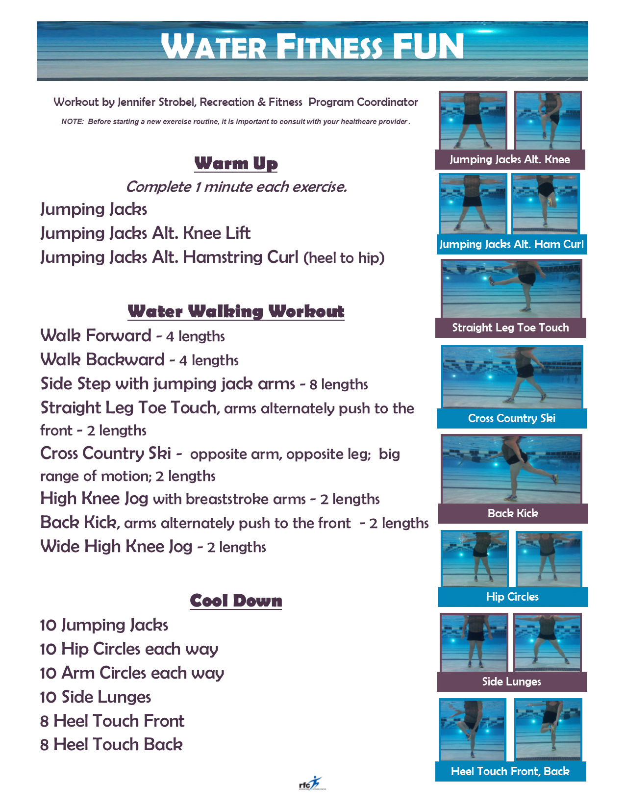 3 Reasons Why You Should Try Exercise In The Water This Summer Aerobics Workout Water Aerobics Workout Aqua Fitness