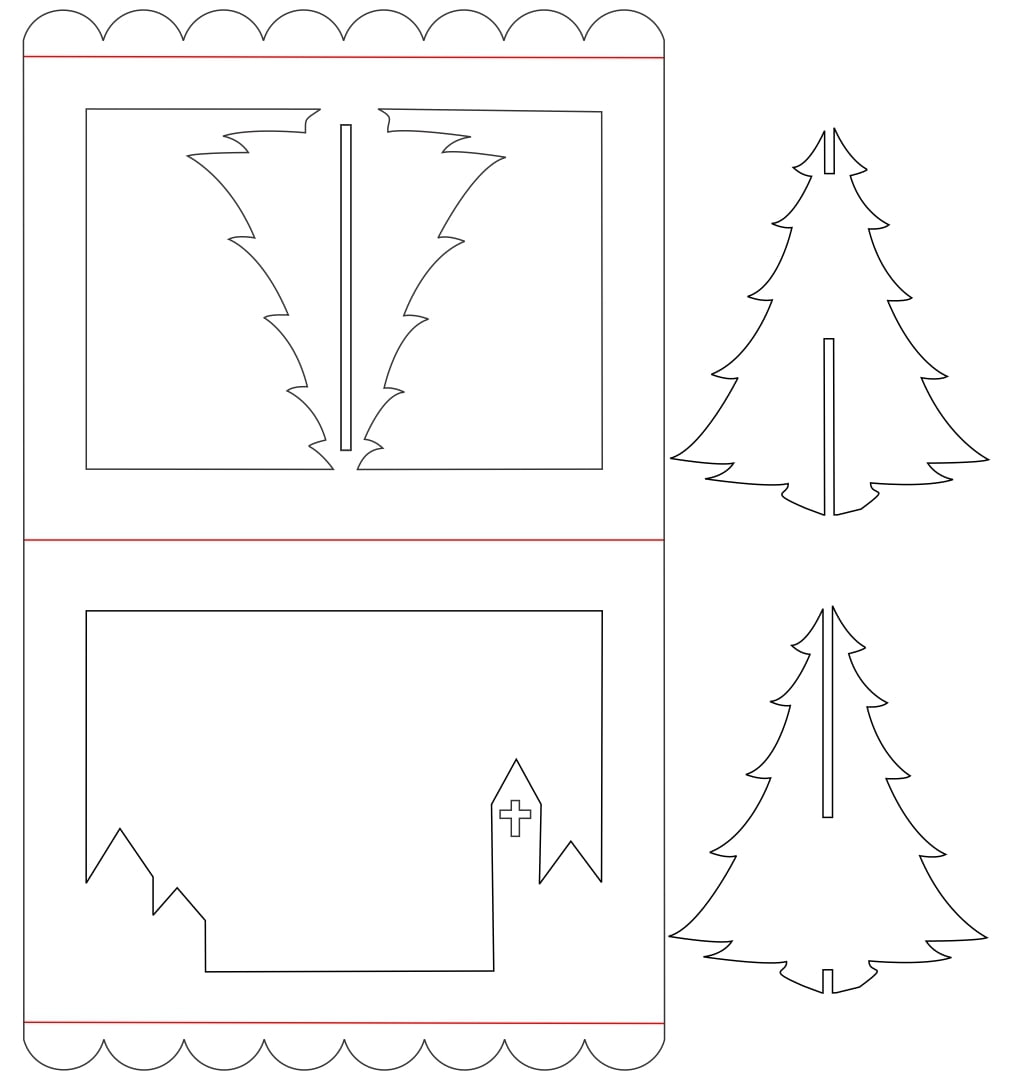 5 Best Printable 3D Christmas Cards Printablee