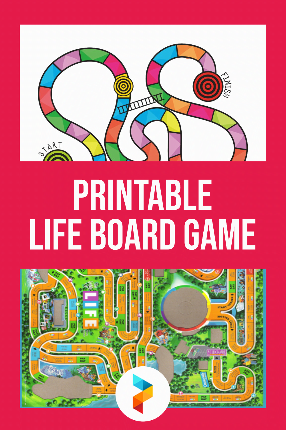 6 Best Free Printable Life Board Game Printablee