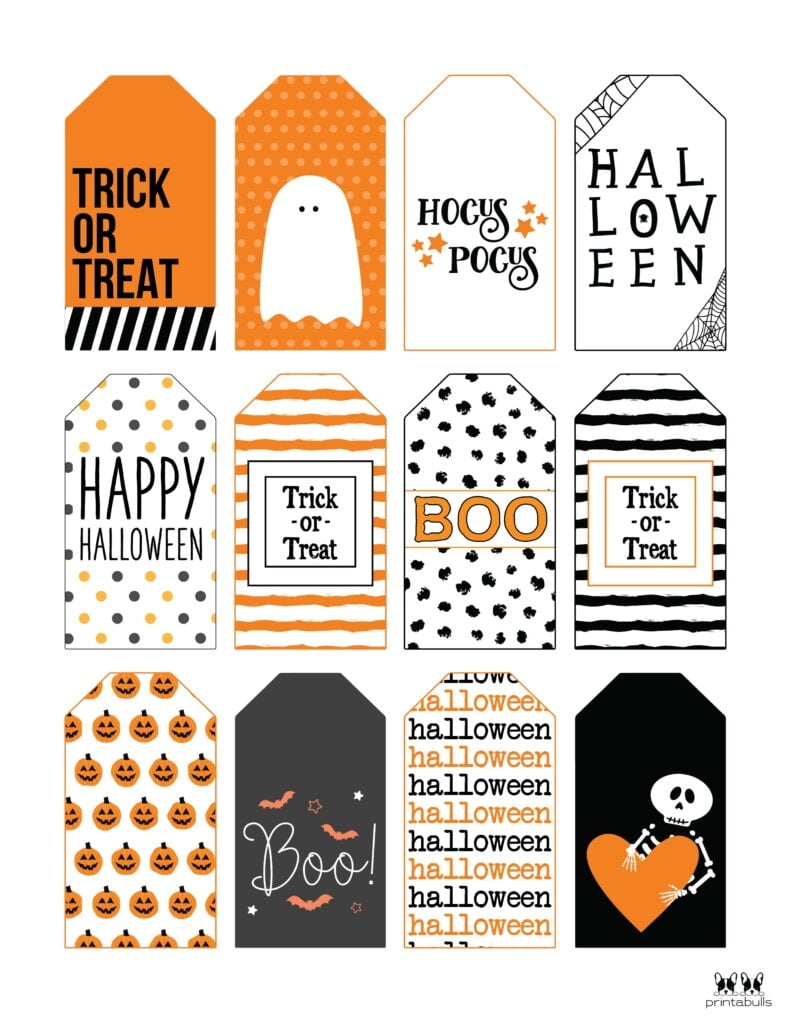 Free Halloween Tags Printable
