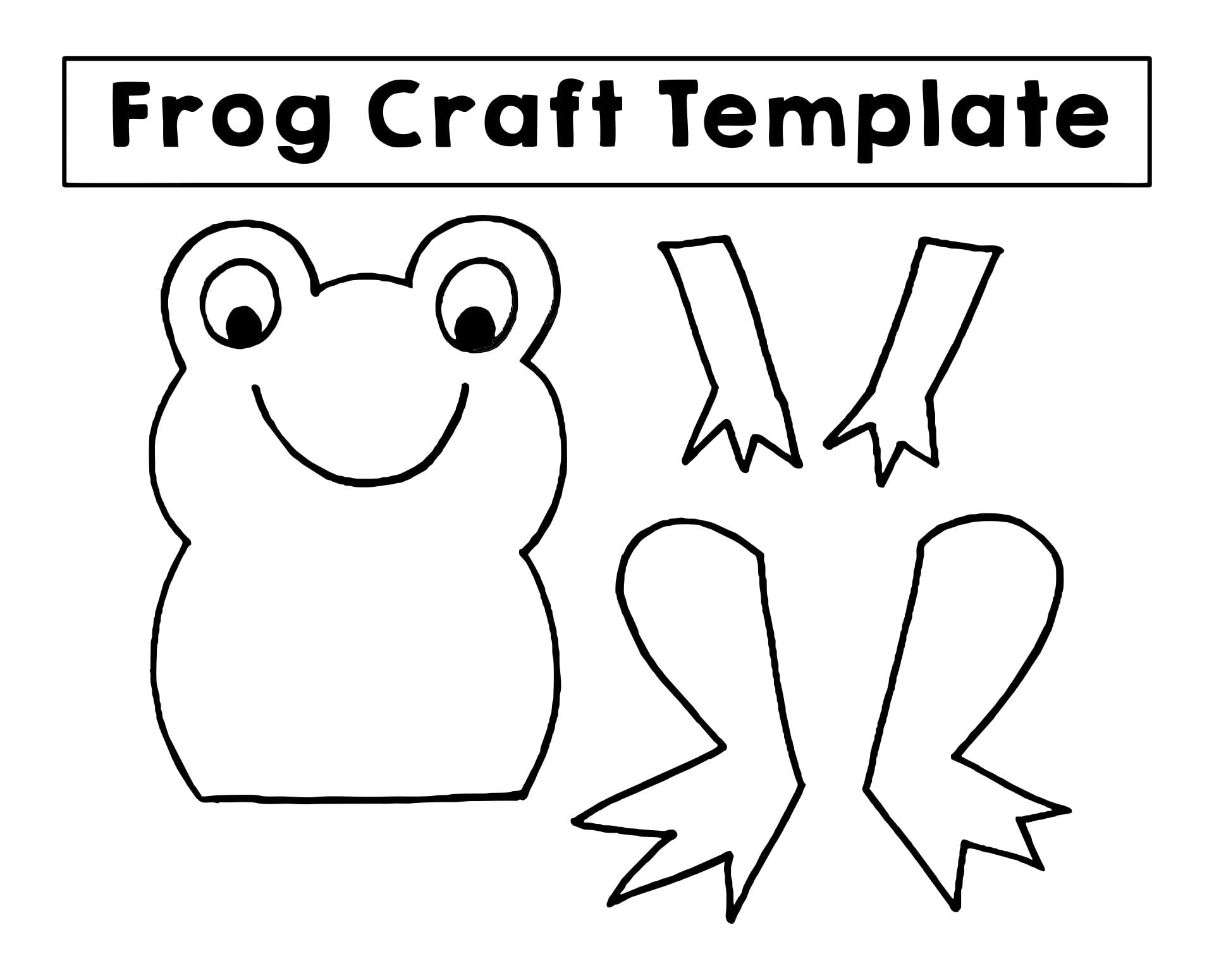 8 Best Free Printable Kids Christmas Crafts Frog Crafts Frog Crafts Preschool Frog Art