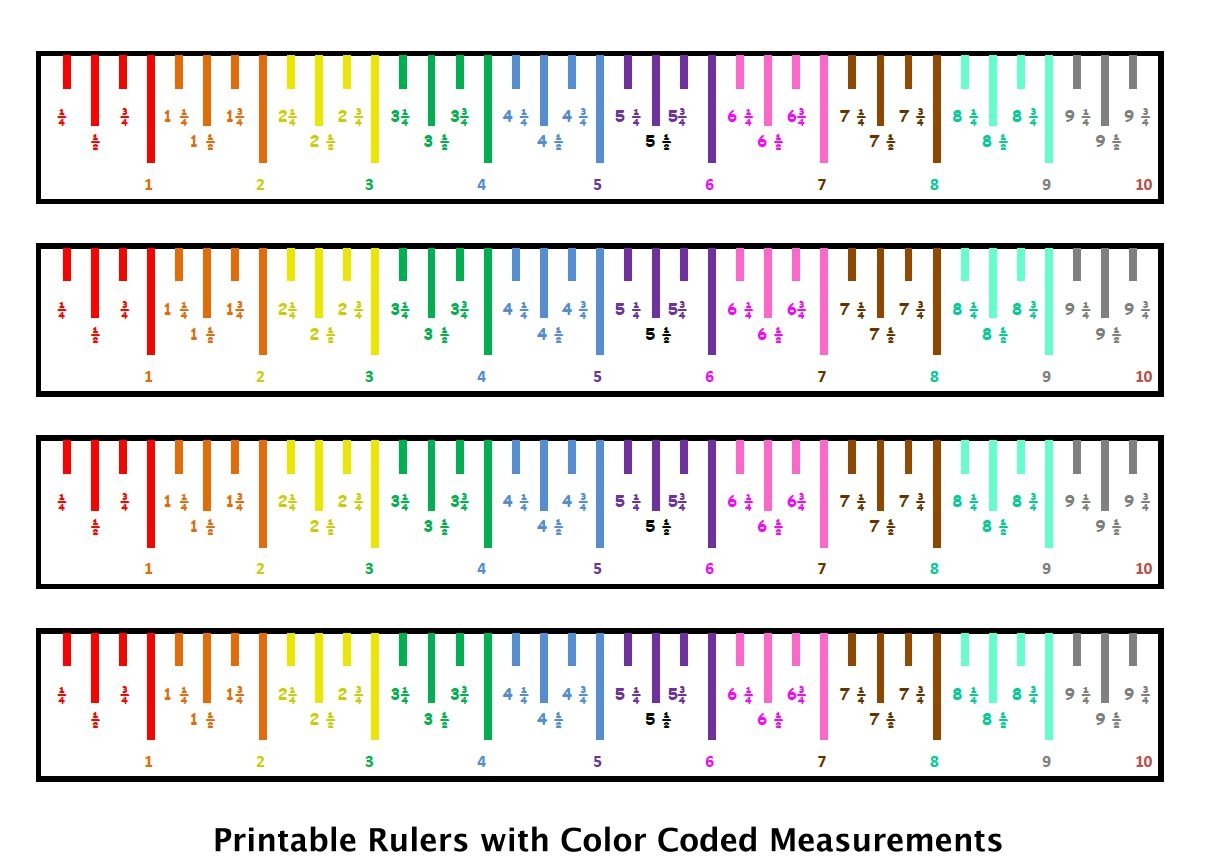 8 Sets Of Free Printable Rulers When You Need One Fast