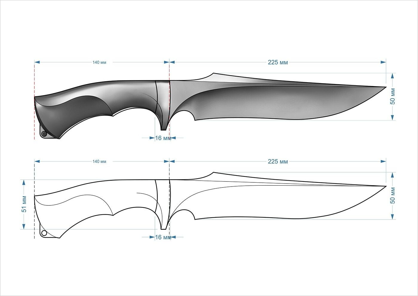 800 Knife PDF Patterns Ideas Knife Patterns Knife Template Knife