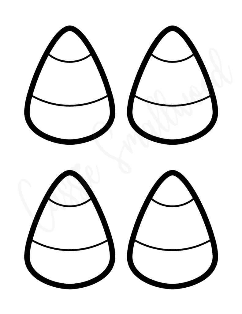 Candy Corn Printable Templates