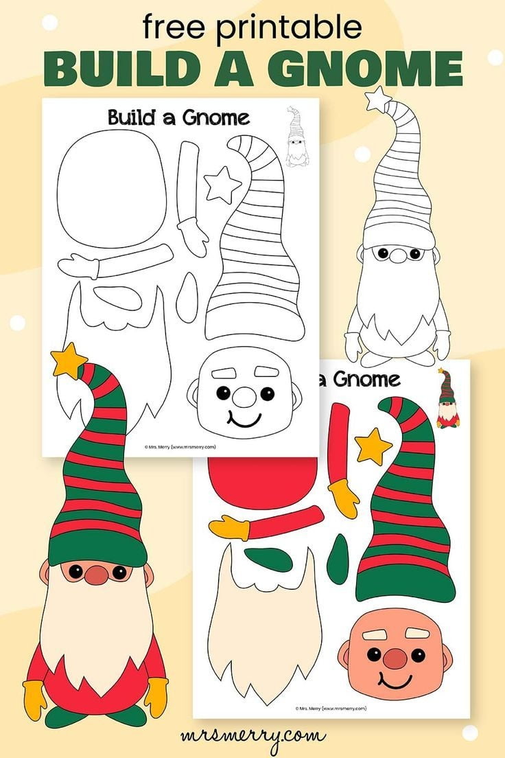 Printable Gnome Template