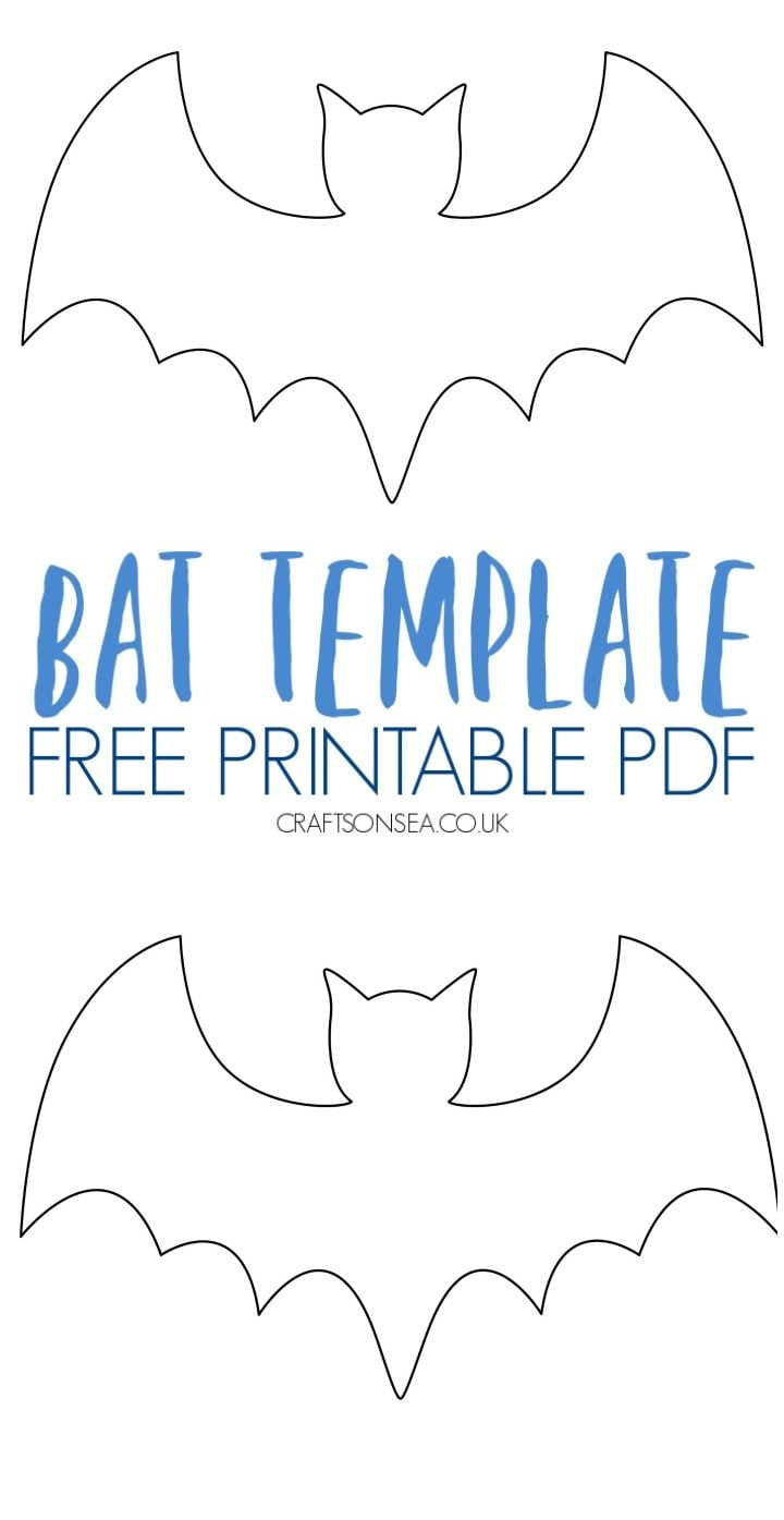 Free Printable Printable Bat Template