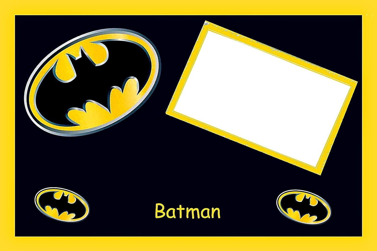 Batman Birthday Card Printable