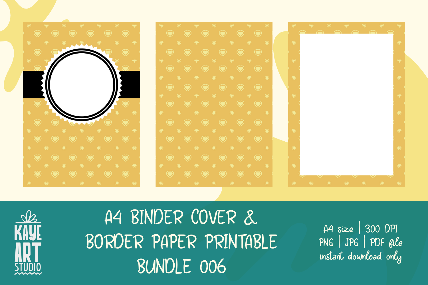 Printable Binder Cover Filetype:pdf