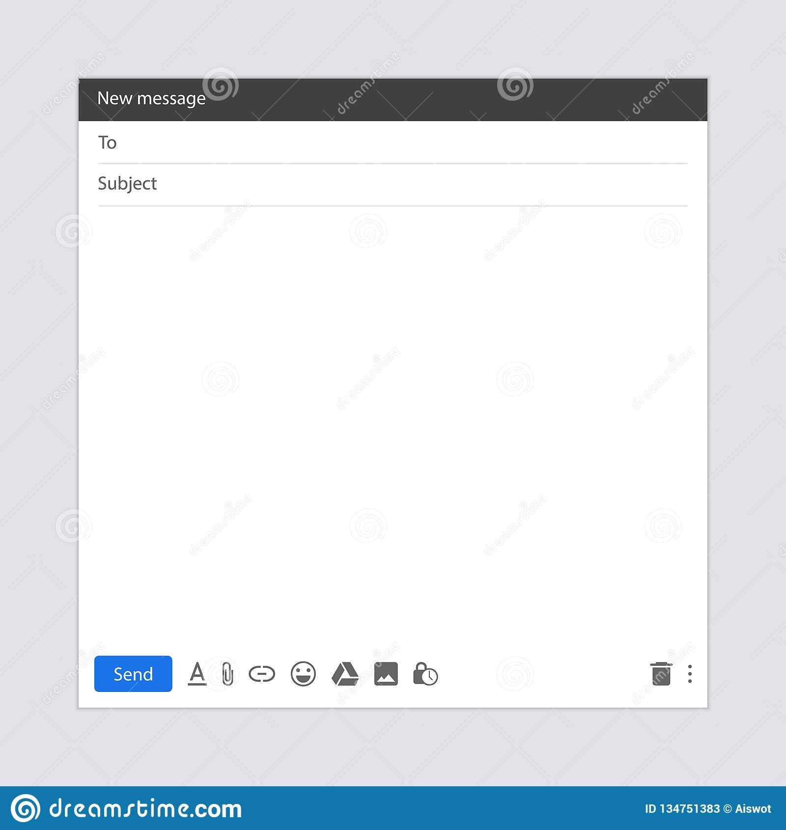 Blank Email Template Stock Illustrations 9 549 Blank Email Template Stock Illustrations Vectors Clipart Dreamstime