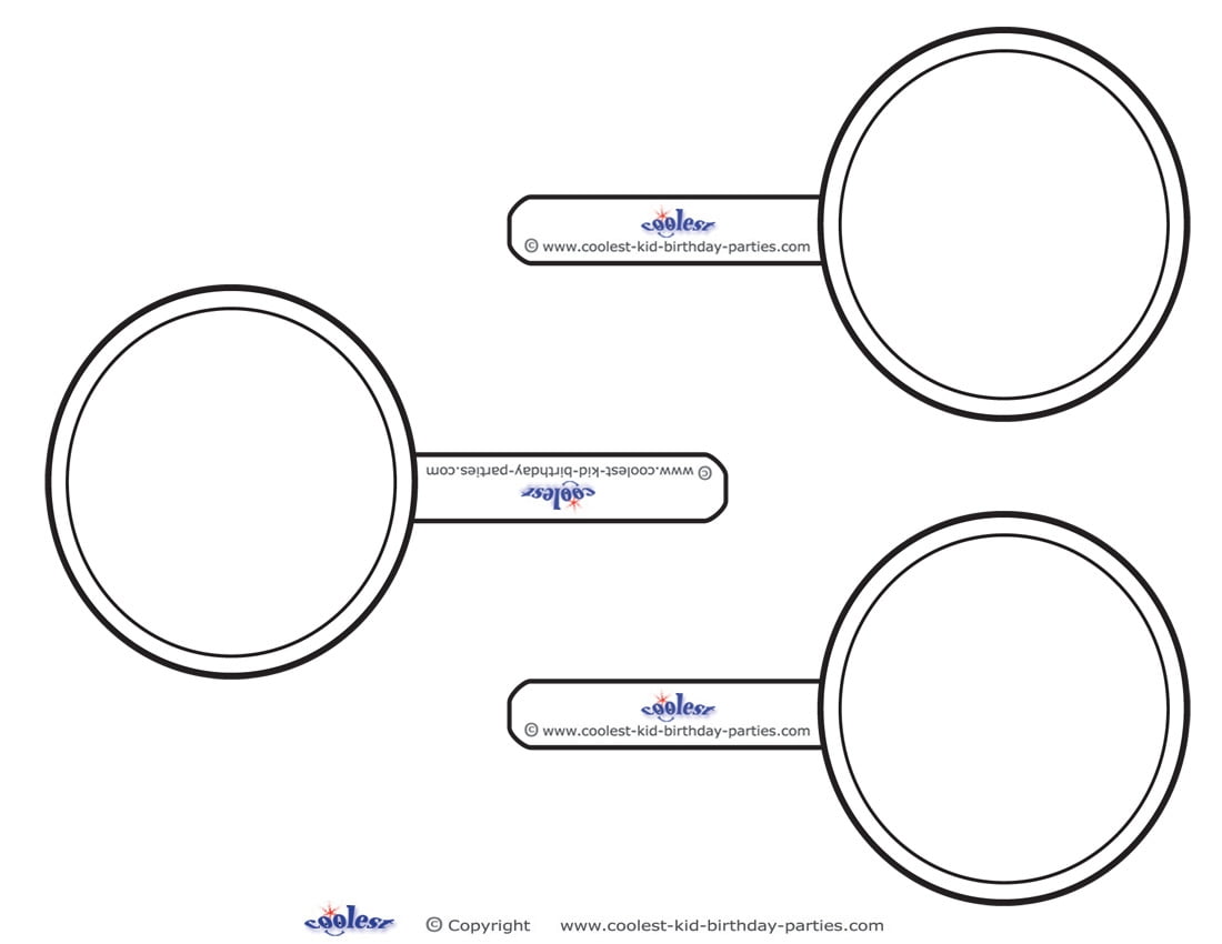 Magnifying Glass Printable