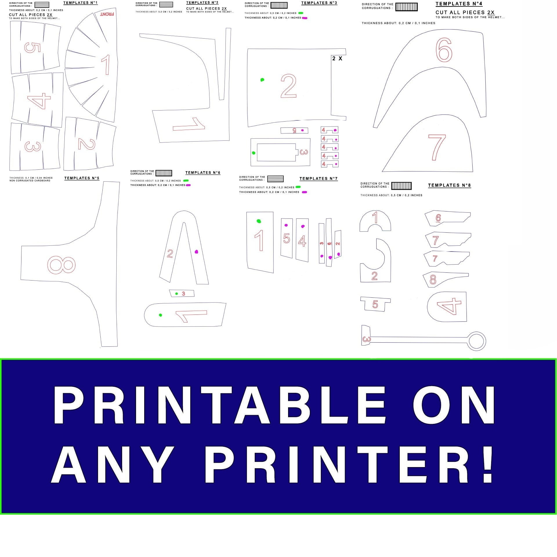 Printable Mandalorian Helmet Template Free Printable 7439