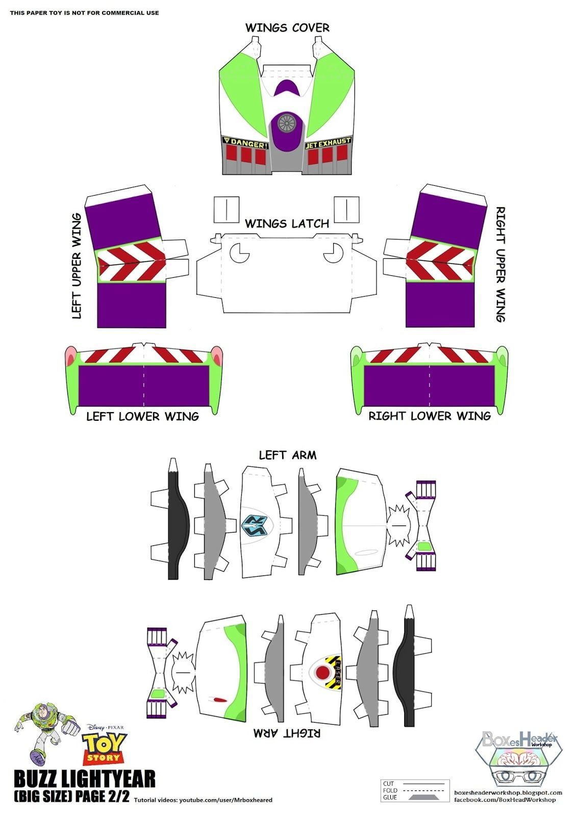 Boxes Header Workshop Buz Buz Buzz Lightyear To The Rescue Buzz Lightyear Diy Costume Toy Story Halloween Toy Story Halloween Costume