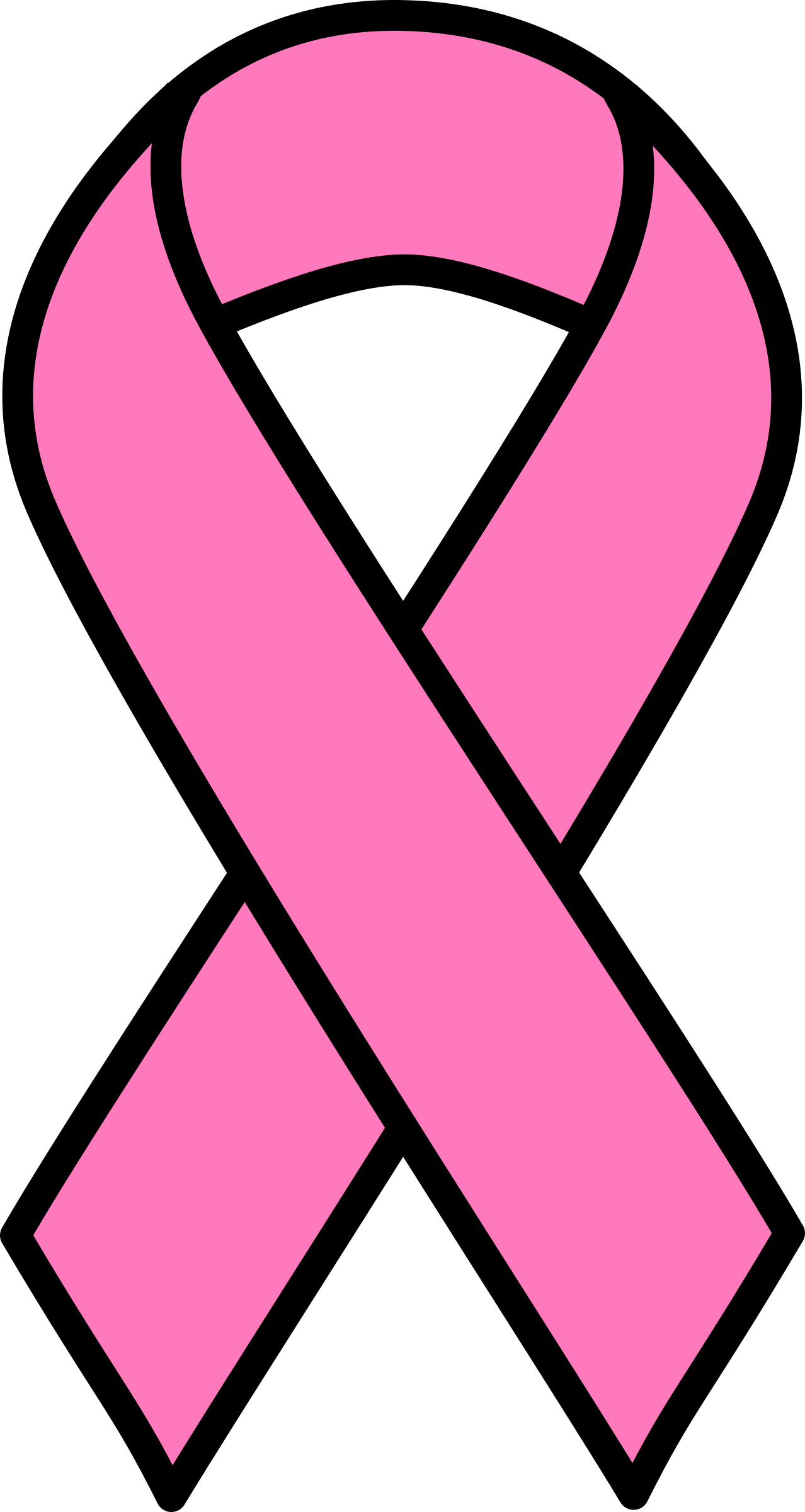 Breast Cancer Ribbon Template ClipArt Best