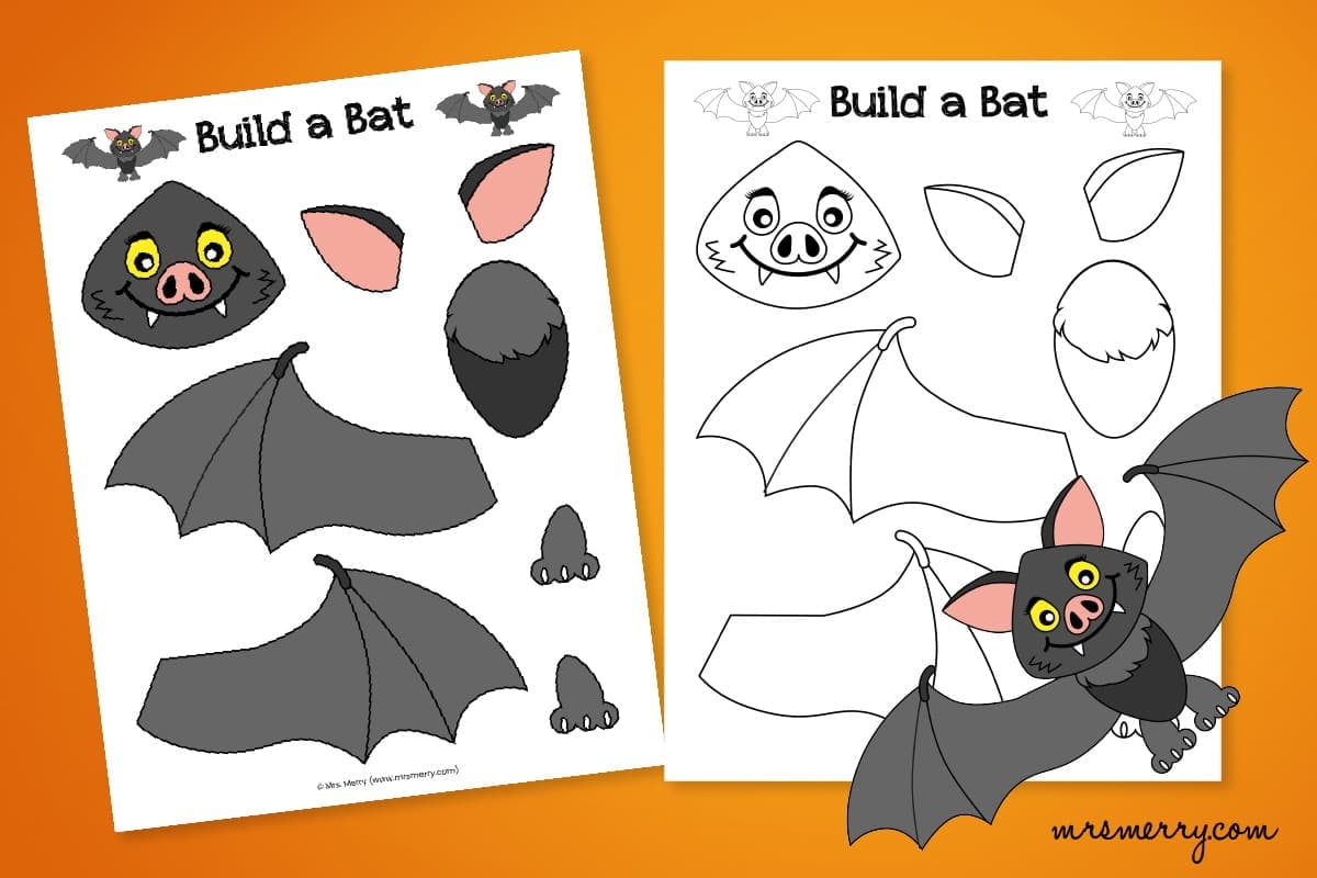 Bat Craft Template Printable Free Printable
