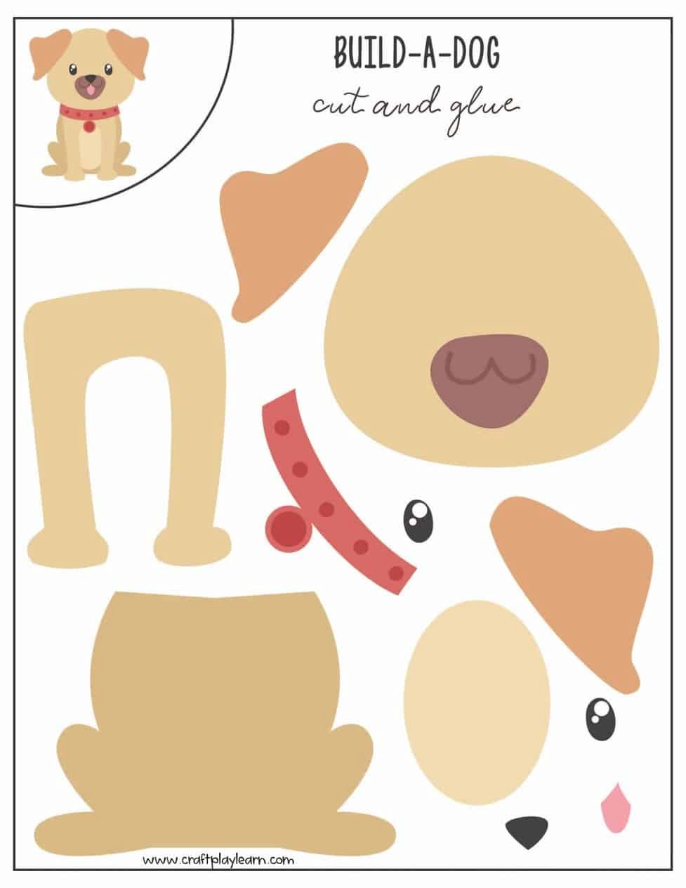 Cut Out Dog Template Printable
