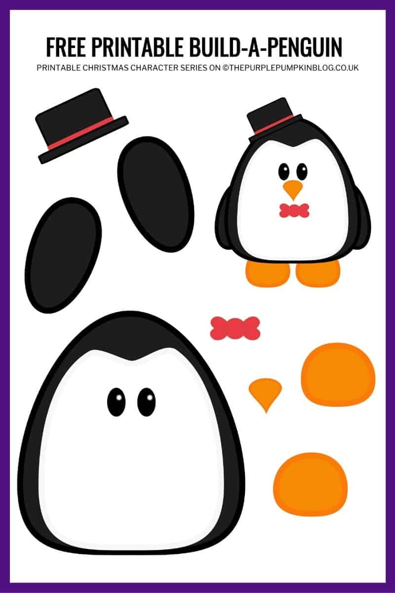 Penguin Craft Template Printable