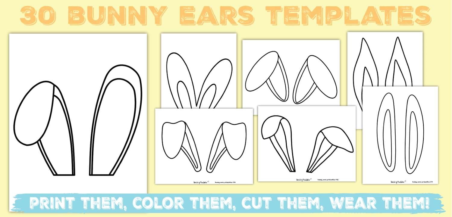 Printable Bunny Ears Template Pdf