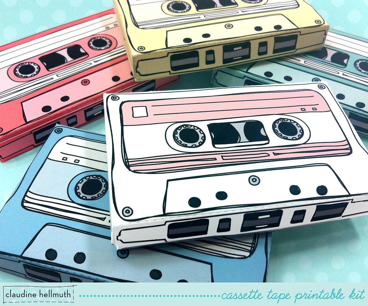 Cassette Tapes Gift Card Holders Party Favor Boxes Paper Etsy de