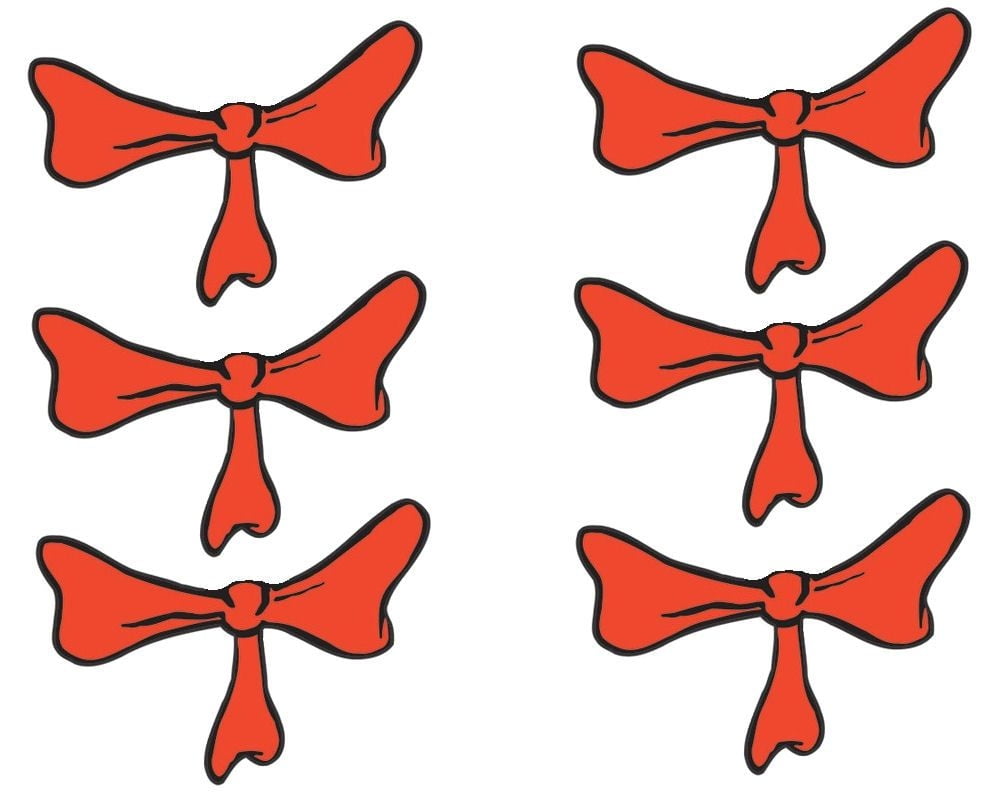 Cat In The Hat Bow Tie Pattern Clipart Dr Seuss Crafts Seuss Crafts Tie Template