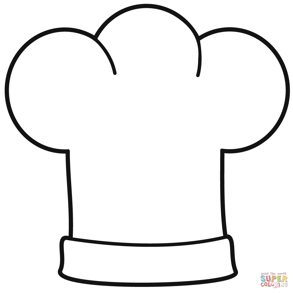 Cut Out Chef Hat Template Printable