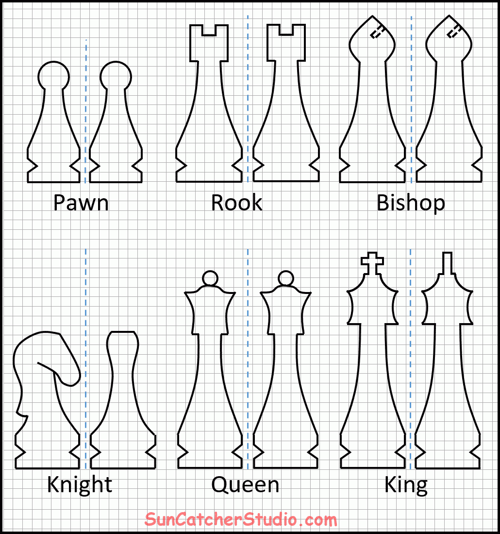 Chess Pieces Looking For FREE Chess Pieces Patterns DIY Projects Patterns Monograms Designs Templates