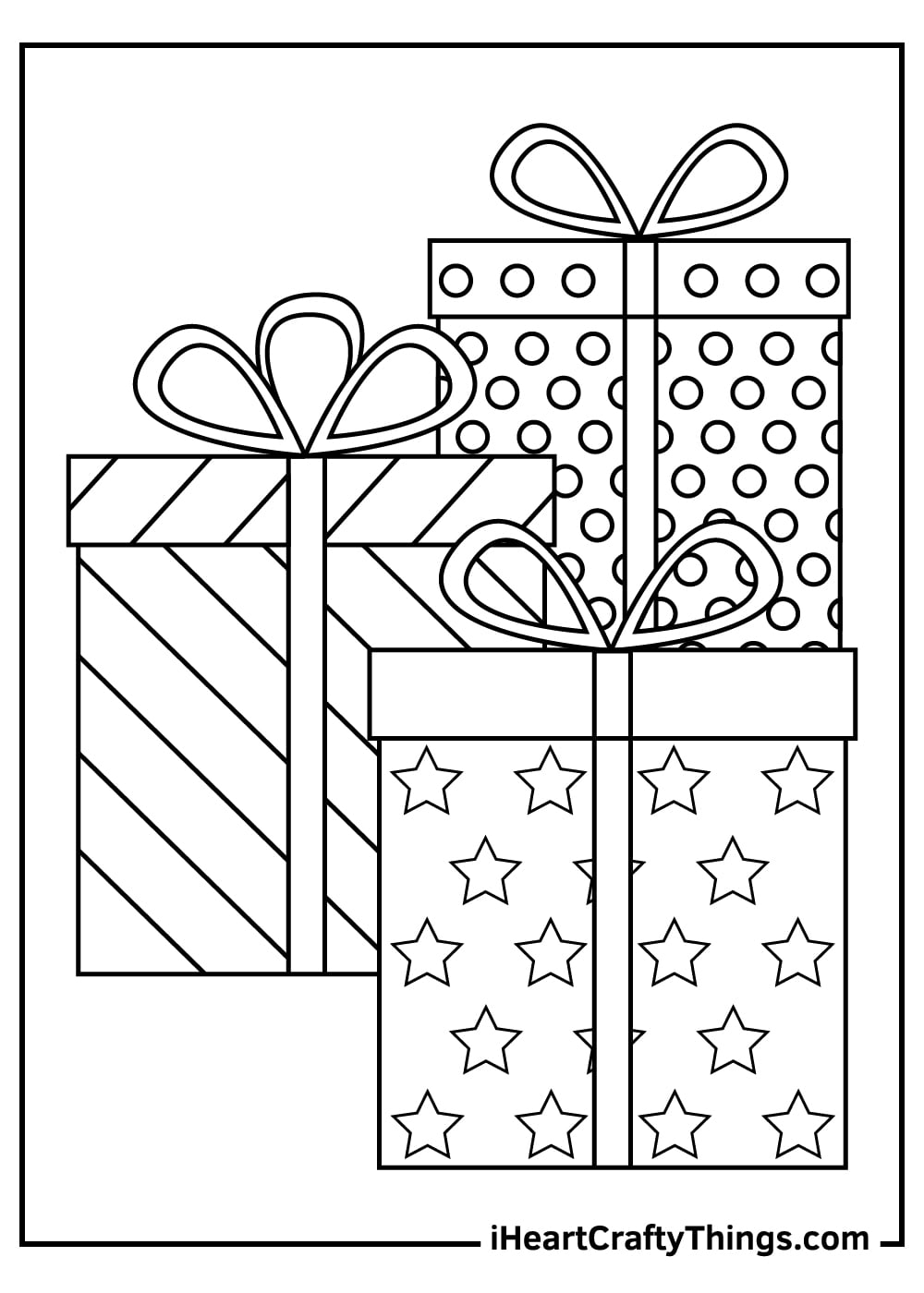 Christmas Present Template Printable