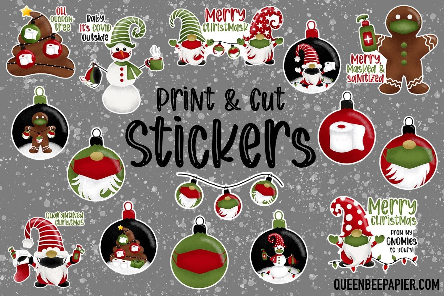 Printable Christmas Stickers