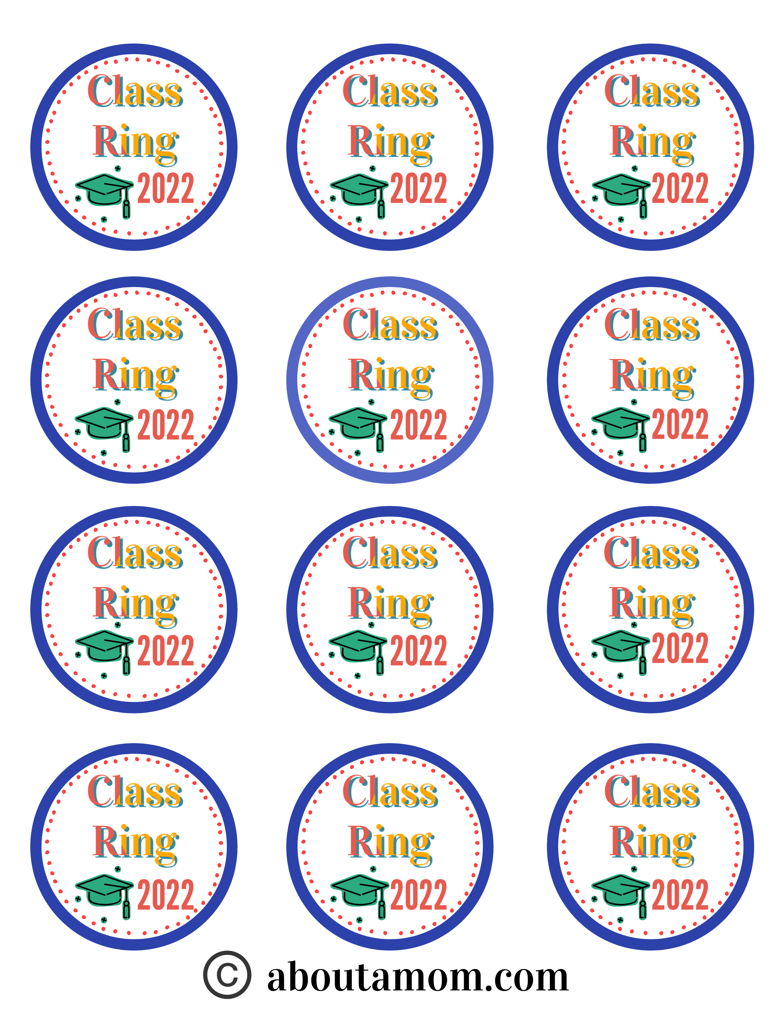 Class Ring Graduation Craft Updated For 2022 About A Mom