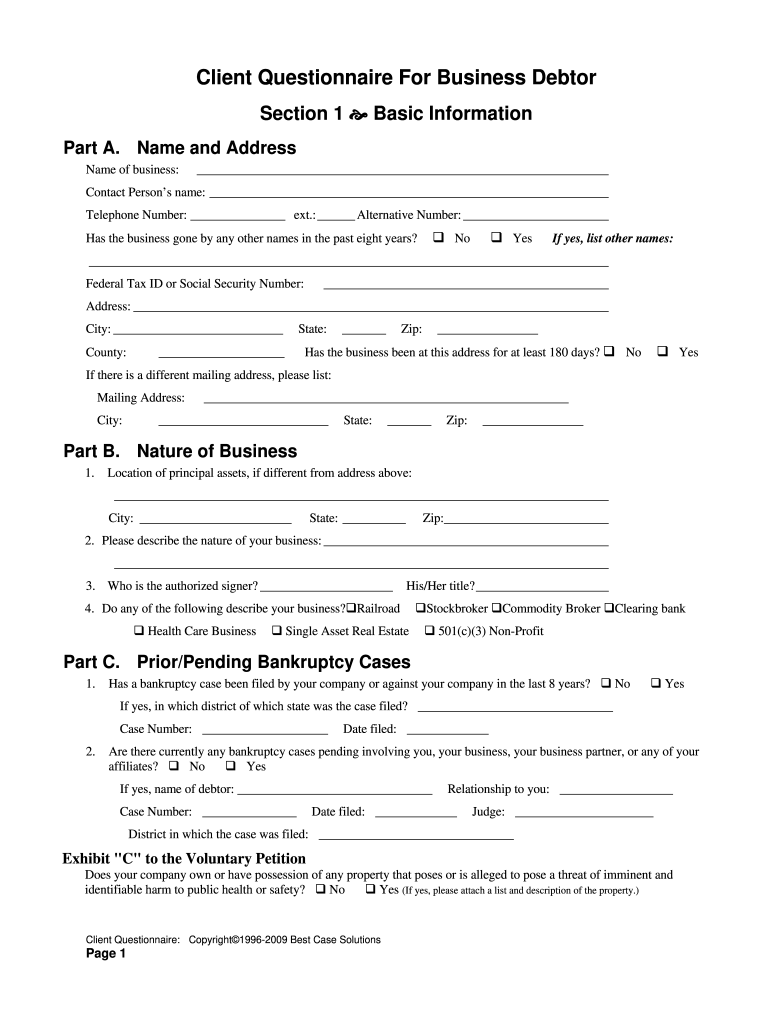Printable Wedding Planner Questionnaire Template