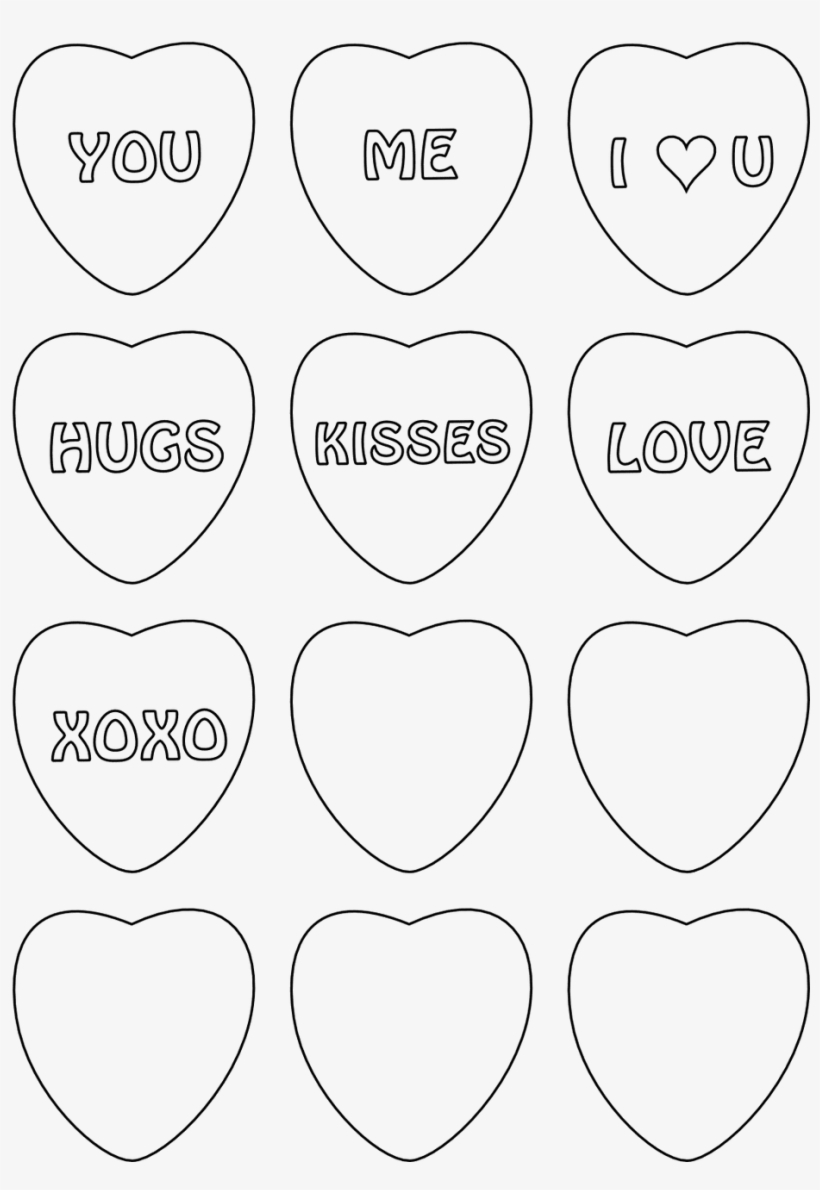 Printable Conversation Heart Templates