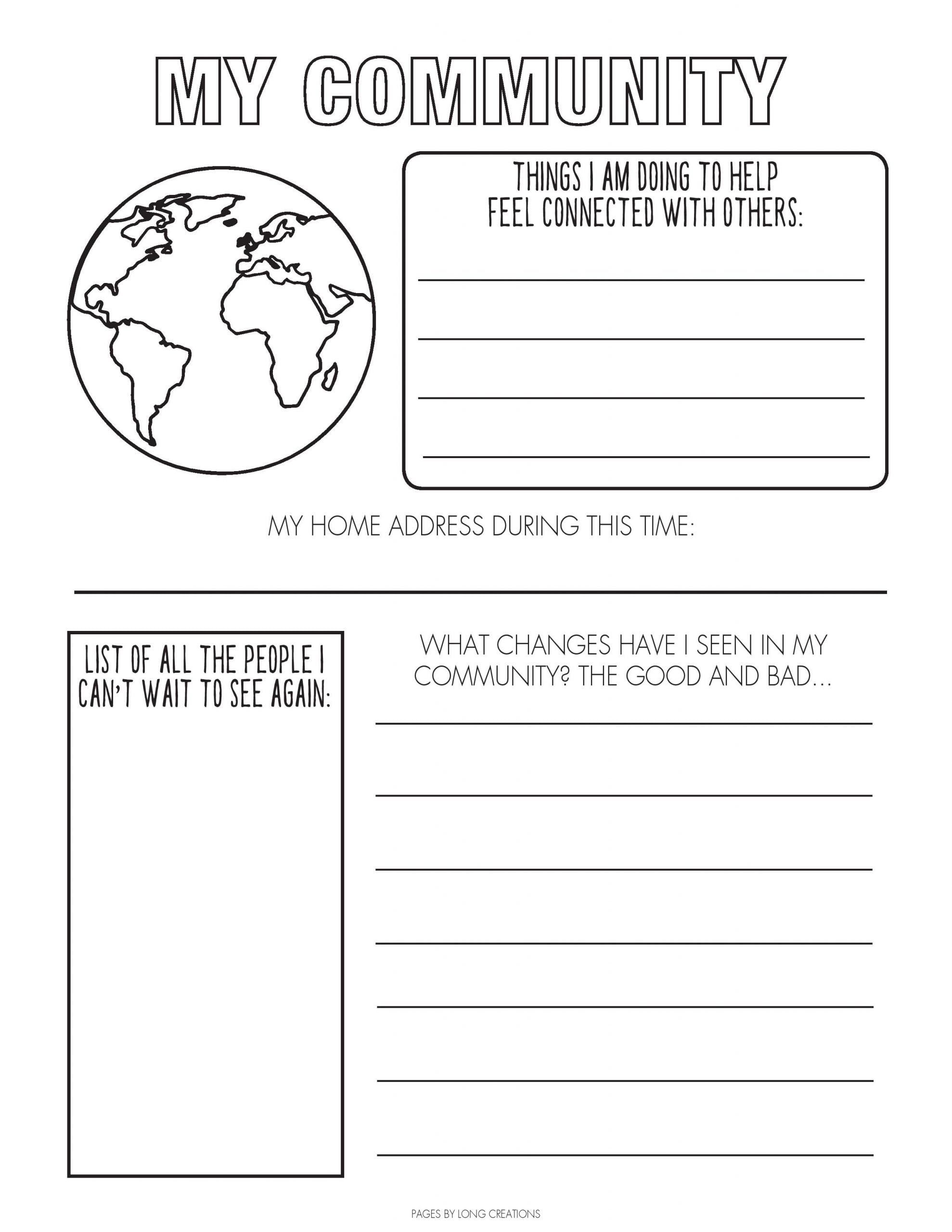 Covid 19 Time Capsule For Adults Free Printable KiddyCharts