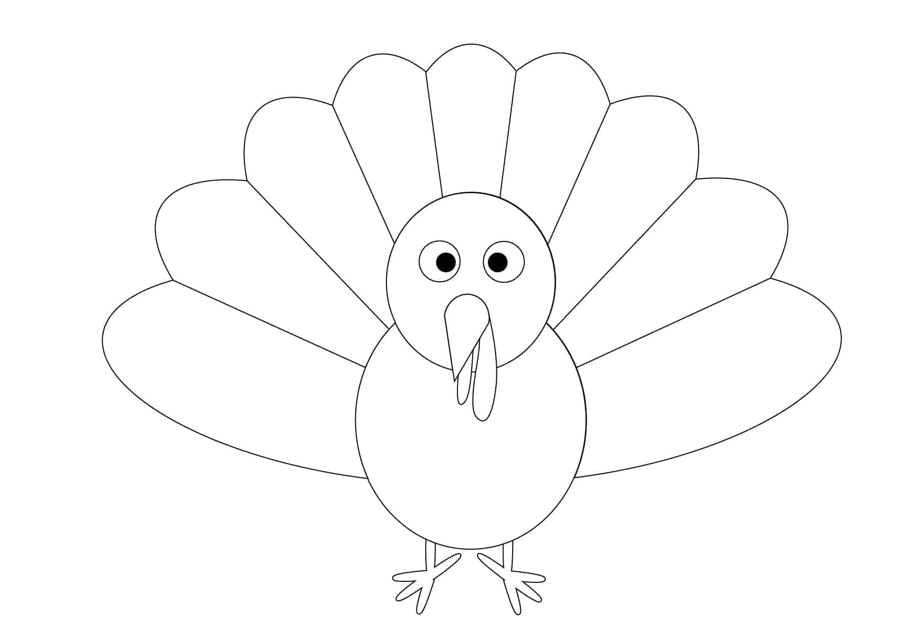 Turkey Template Free Printable