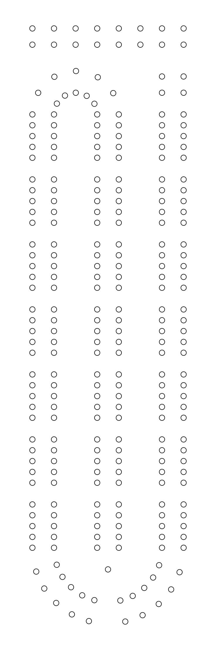 Cribbage Board Template By rockefeller A Drilling Template For A 4 X 12 Cribbage Board On openclipart Cribbage Board Template Cribbage Cribbage Board